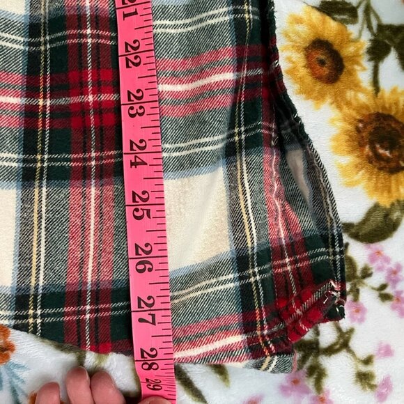 Redhead Shirt Cotton Flannel Mens S Button Front Shirt White Red Lumberjack - Picture 7 of 7